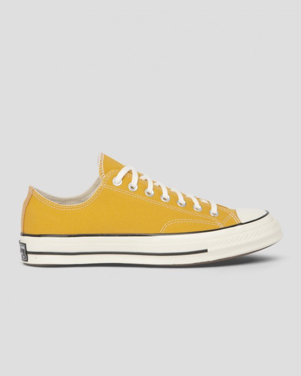 Converse Chuck 70 Vintage Canvas Gul Sko Danmark - Converse Lave Sneakers Herre - 90354GUAY